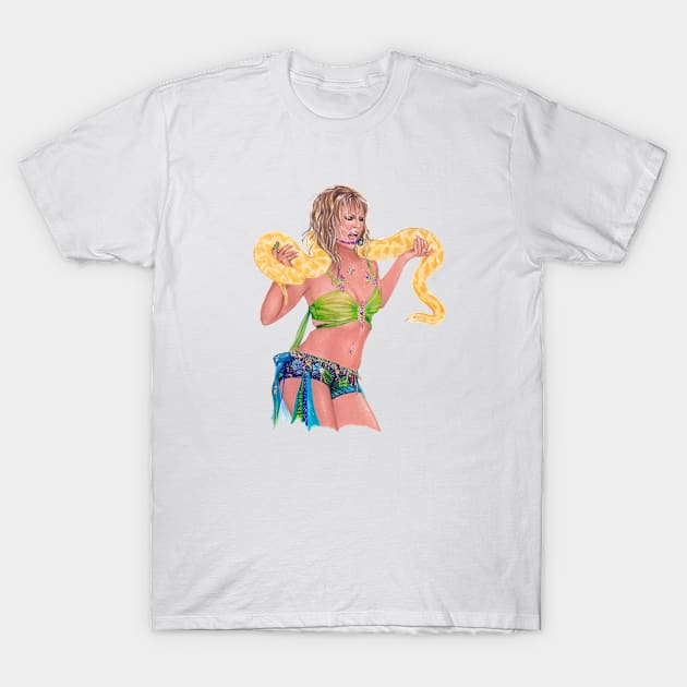 Britney T-Shirt by jamesmbrooker